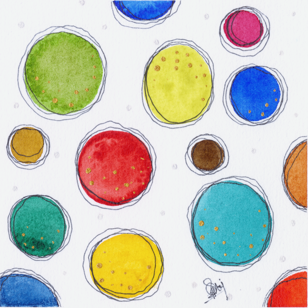 Rhythms of Color and Form – Playful Orbit